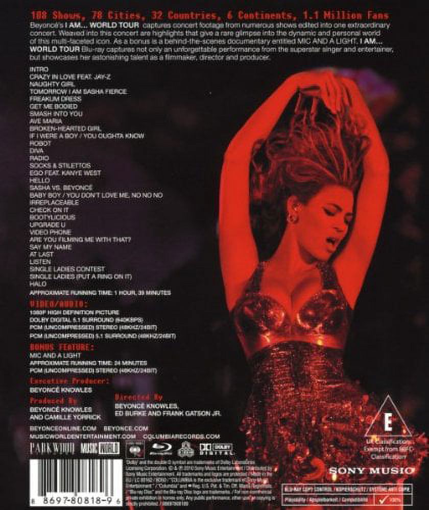 Beyoncé: I Am...World Tour (Blu-ray), Sony, Special Interests - image 2 of 2