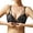 Black, variant on Women's Nylon,Spandex Black nylon underwear Women's Front Side Buckle Lace Edge Without Steel Ring Movement Seamless Gathering Adjustment Yoga Sleep Large Bra Womens Bras