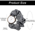 thumbnail image 5 of Avaner Womens Stretch Band Watches: Analog Quartz Elastic Watch Casual Hair Scrunchies Expansion Band Wristwatch, 5 of 9