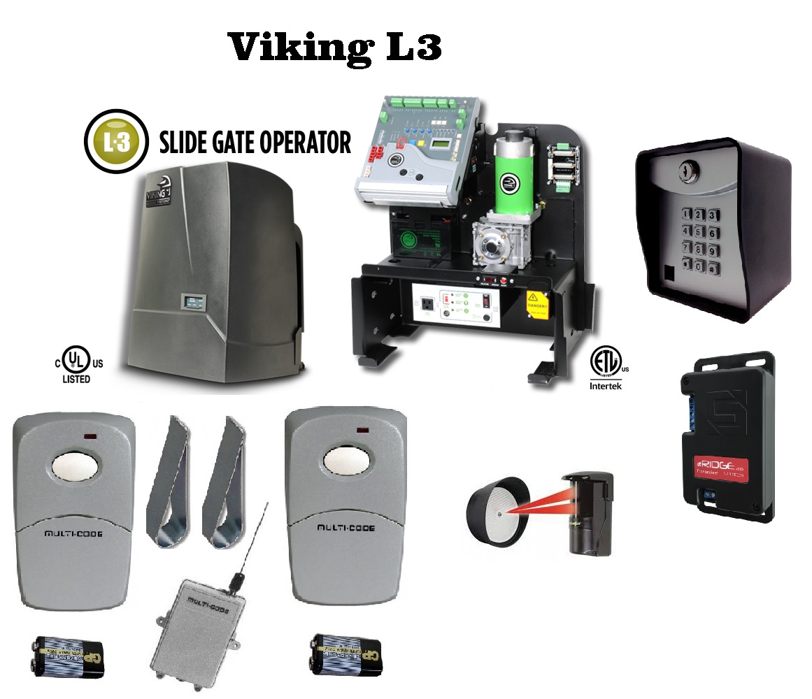 Buy Viking VAL3NX Commercial L3 Slide Sliding Gate Operator Viking