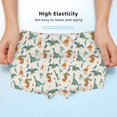 thumbnail image 3 of Yiaed Summer Dinosaur Print Boys' Boxer Briefs Cotton Casual Stretch Comfort Boys Boxers - Kids Boxer Briefs Underwear for Boys (6-18)-Medium, 3 of 5