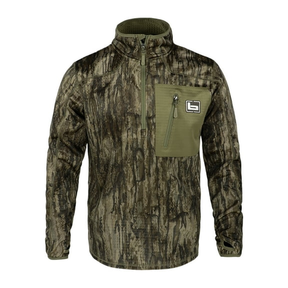 BANDED Men's 1/4 Zip Mid Layer Fleece Pullover, Color: Legacy, Size: M