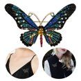 thumbnail image 3 of Femmes Broche Strass Papillon Corsage Broche Clip Broche pour Banquet de Mariage, 3 of 7