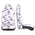 thumbnail image 3 of JUNZAN Orchids Flowers Print 2pcs Seat Covers,Universal Fit Sedans,Cars,Vans,SUV,Truck, 3 of 7