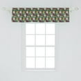 thumbnail image 2 of Ambesonne Plant Valance Pack of 2, Exotic Nature Image, 54"X12", Multicolor, 2 of 2