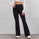 thumbnail image 2 of Pantalones Acampanados de Yoga Deportivos de Color Sólido Con Cintura Elástica Y Cintura Alta Para Mujer Odeerbi ODB-6, 2 of 9