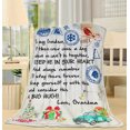 thumbnail image 2 of Blanket Christmas Gift For Grandson, Personalized Gifts For Grandson, In Your, 2 of 4