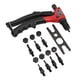 thumbnail image 2 of Kit de remachadora manual de tuercas, herramienta de inserción de tuercas metálicas de alta resistencia con mandriles M3, M4, M5 y M6, 2 of 14