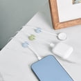 thumbnail image 5 of Wrap-It Storage Adhesive Cable Clips (42 Pack) - Cord Organizer for Desk Cable Management, Charger Cord Holder for Nightstand - Macaron, 5 of 7