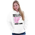 thumbnail image 3 of I Look For In Guys Great Dane Lover Women Plus Size Graphic Pullover Hoodie Brisco Brands 4X, 3 of 4