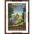 thumbnail image 5 of Art.com Yosemite, Glacier Point Hotel Art Print by Kerne Erickson, Brown Frame Wall Art, 17" x 23", 5 of 5