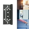 thumbnail image 3 of Heaveant Door Hinge, 304 Stainless Steel Door Hinge Concealed Butt Hinge Black Furniture Hardware Cabinet Accessories, 3 of 8