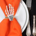thumbnail image 2 of SHISUYAN 6pcs Napkin Rings for Halloween Ghost Hand Design Napkin Holders Buckle Serviette Rings, 2 of 8