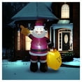 thumbnail image 5 of Washington Commanders 7' Inflatable Santa, 5 of 5