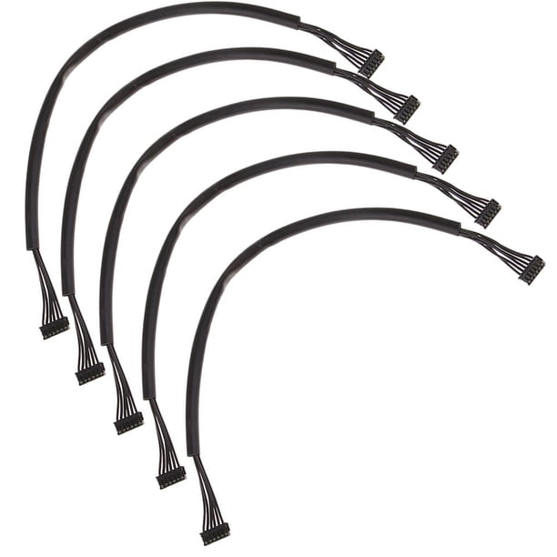 5x Arnés de Cables Del Cable Del Sensor D ESC para El Reempzo Del Coche Hugo Mazo de cables del sensor Hall de 80 mm