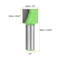thumbnail image 2 of Uxcell 2 Pieces Bottom Cleaning Router Bit 1/2" Shank 7/8" x 25/32" Cut Carbide Tipped Mortising Bit, 2 of 7