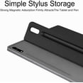 thumbnail image 5 of Slim Magnetic Case with S-Pen Holder & Auto Sleep/Wake for Samsung Galaxy Tab S8 Ultra 14.6" 2022 (SM-X900/X906),Black, 5 of 6