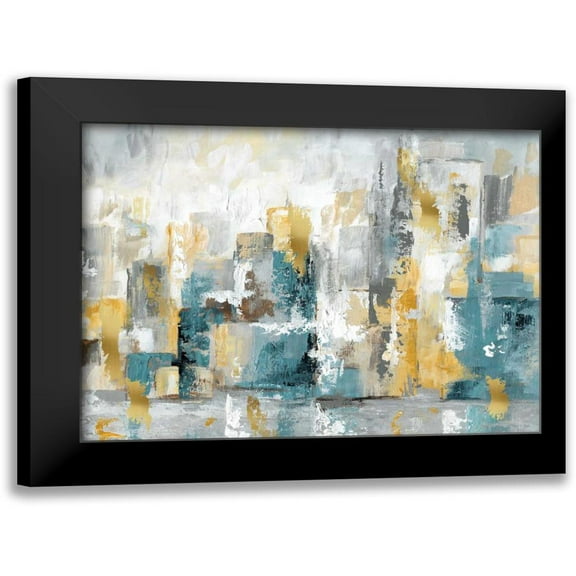 Nan 14x12 Black Modern Framed Museum Art Print Titled - City Views I