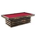 thumbnail image 2 of Barrington Ashford 8 ft Pool Table with Burgundy Wool Felt and K66 Bumpers, 2 of 8