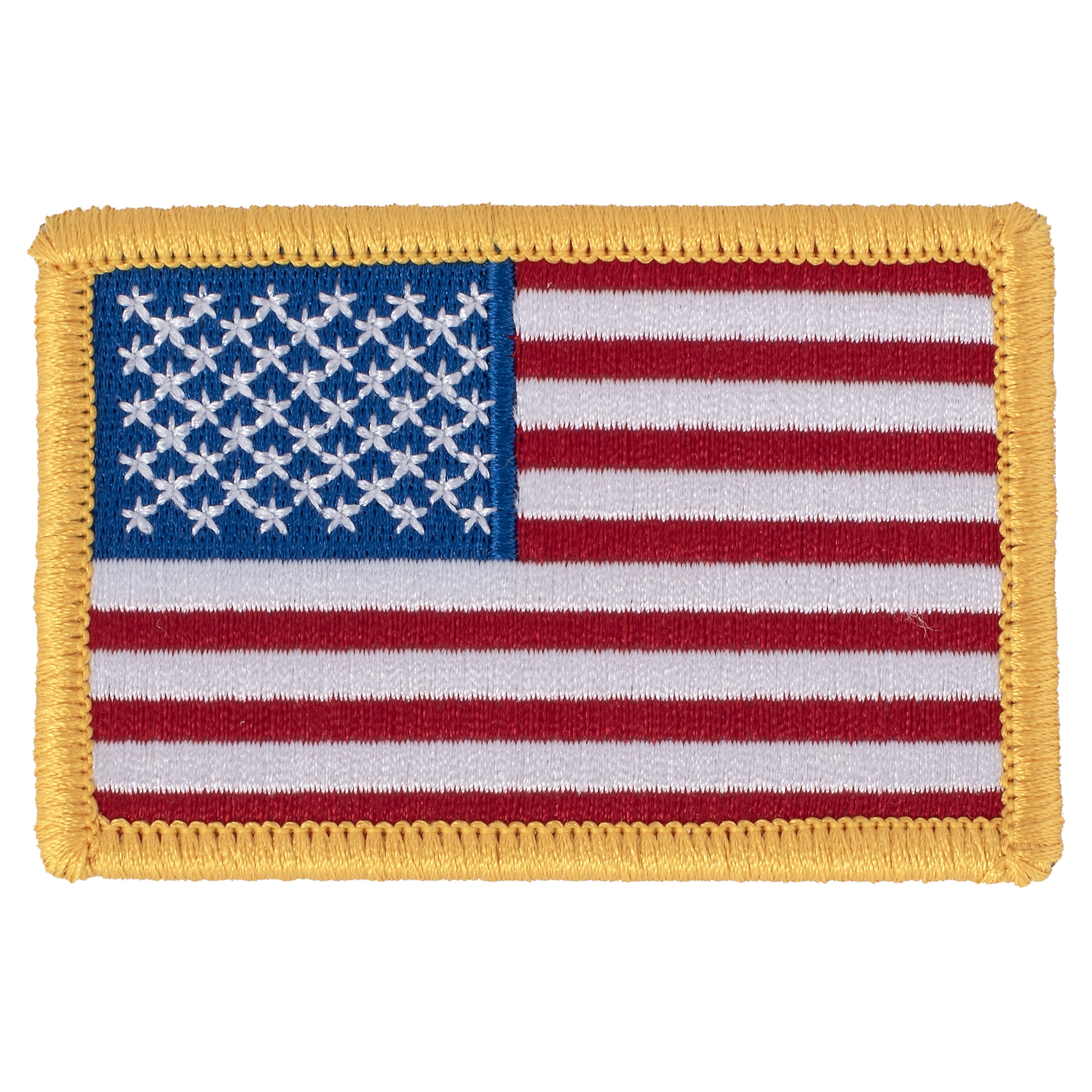(6 pack) Simplicity Flag Iron-on Applique, Red, White and Blue Fashion Patch