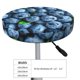thumbnail image 4 of Balery Fresh Blueberries Fundas de asiento para taburete de bar redondo de tela de terciopelo ajustables que protegen de arañazos y manchas para sillas de 14 a 17 pulgadas.-13 inch, 4 of 7