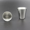 thumbnail image 3 of Bearachild 4 unids/set pulido 30ML Mini vaso de chupito de acero inoxidable copas de vino con funda de cuero bolsa hogar Bar cocina Barra de herramientas Bearachild JJ25276-00B, 3 of 6