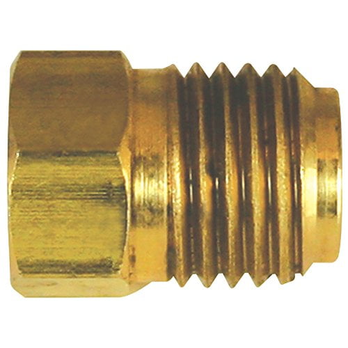 New Brass Plug Fitting for 3/16" Brake Line SAE 3/8" X 24 Thread