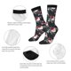 thumbnail image 4 of Balery Watercolor Floral Calcetas Largas con Estampado para Hombre y Mujer – Suaves y Transpirables, Talla Única (US 5-11), 4 of 6