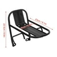 thumbnail image 3 of Riforla Front Bike Cargo Rack Front Bike Rack Max 15kg Capacity Bikecycle Luggage Rack with Fixed Bracket for Road Bike Black, 3 of 7