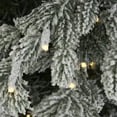thumbnail image 4 of Home Heritage Overlight 7.5 Foot Flocked Prelit Artificial Christmas Tree, 4 of 11