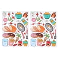 thumbnail image 1 of Autocollants en PVC, 2pcs Autocollant Innovant en PVC Cuisine Auto-Adhésif Sticker Mural Essayé et Approuvé, 1 of 8