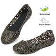 thumbnail image 5 of Ecetana Womens Jelly Sandals Ballet Shoes Lightweight Hollow Out Summer Beach Sandals, 5 of 7