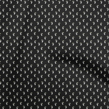 oneOone Polyester Spandex Black Fabric Toucan Sewing Craft Projects Fabric Prints By Yard 56 Inch Wide