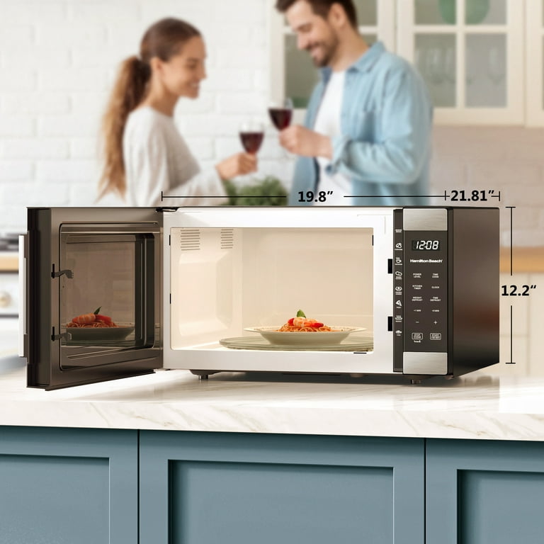 Sunbeam 0.7 Cubic Feet Countertop Microwave with Sensor Cooking