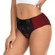 thumbnail image 2 of Fotbe Black Panther Red Background Calzones Estampados para Mujer – Ropa Interior de Algodón, Cómoda, Suave y Elástica-Large, 2 of 6