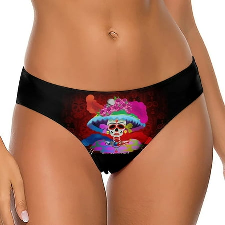 

The Day of The Dead Women s Thongs Sexy T Back G-Strings Panties Underwear Panty