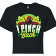 thumbnail image 3 of Marvel Deadpool - St. Patrick's Day I Pinch Back - Juniors Cropped Graphic T-Shirt, 3 of 5