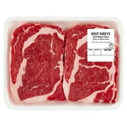 Ribeye Beef Steak, 2 per Tray, Fresh, 1.12 - 2.0 lb