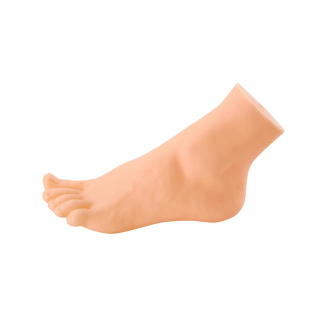 TISHITA Foot Model Fake Foot Tool Foot Sock Display for Painting Props Nail Art Home Male Left