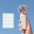 thumbnail image 3 of Handheld Fan, 5 Speed Wind Battery Operated Rechargeable Portable Personal Cooling Companio for Outdoor Travel Working, 3 of 7