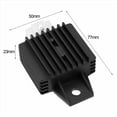 thumbnail image 4 of 3X 4 PIN Regulator Rectifier for 90Cc 110Cc 125Cc 140Cc 200Cc ATV Motorcycle Bike,3* 4 PIN Regulator Rectifier,Black, 4 of 5
