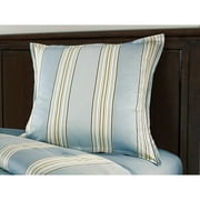 Canopy Fine Lines Euro Sham, Sky Blue/French Blue