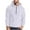 White, variant on Fnnxeal Hoodies Sweatshirts for Men, Long Sleeve Shirt with Pocket Casual Fall Winter Zipper Big and Tall Shirts Mens Blue Blouse Size L