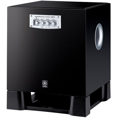 YAMAHA 270 Watt Powered Subwoofer, Black