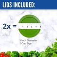 thumbnail image 6 of Replacement Lid for Pyrex 5" Storage Plastic Cover 2 Cup Bowl 7200-PC Green (6-Pack), 6 of 6