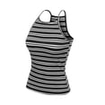 thumbnail image 3 of Made by Olivia Women's Halter Neck Ribbed Tank Top, 3 of 4