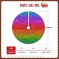 thumbnail image 4 of Bingfone Christmas Tree Skirt Mat Christmas Decoration Interior 48"-Rainbow Glitter, 4 of 8