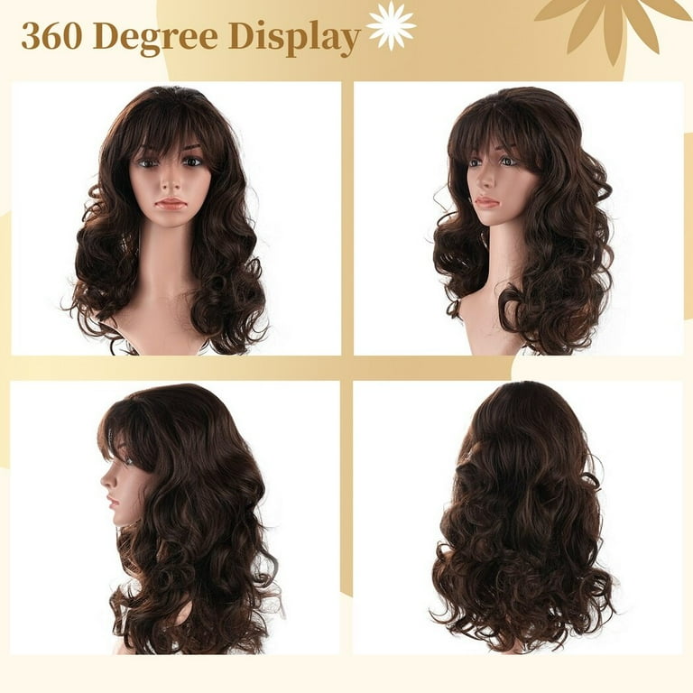 Brown costume wig sales