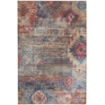 thumbnail image 3 of Nicole Curtis Machine Washable Vintage Southwestern Multicolor 5'3" x 7'3" Area Rug, (5' x 7'), 3 of 11