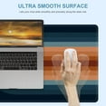 thumbnail image 2 of Desk Mat, Gaming Large Mouse Pad for Desk, Computer Desk Pad, Mousepad with Non-Slip Rubber Base, Spill-Resistant XXL Keyboard Mat for Home Office Laptop, Blue Boho Rainbow, 2 of 5